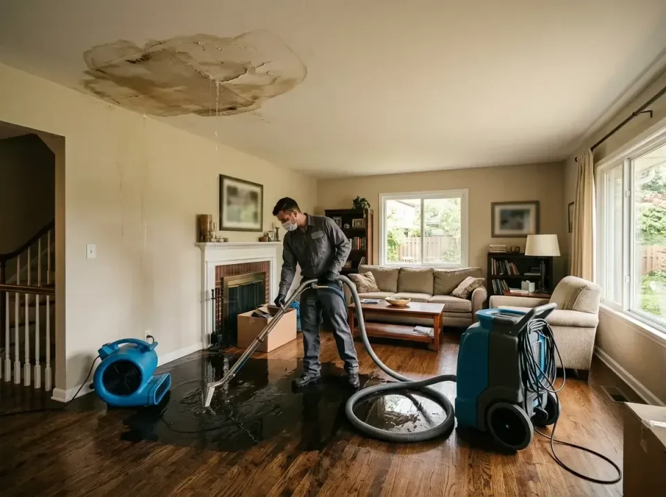 attic-pipe-burst-ceiling-drip-008 — frequently asked questions, Water Damage Restoration & Carpet Care in Sloan, NY